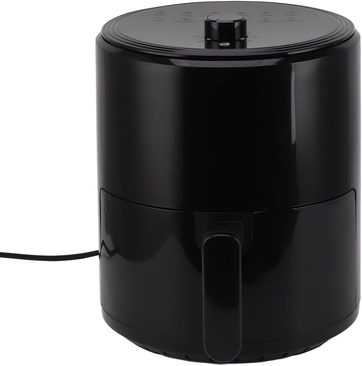 Luchtfriteuse Olievrij - Heteluchtoven Compact - Gezond Koken - 360 Graden Verwarmen - 30x30x35cm - Zwart — afbeelding 1
