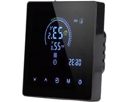 Slimme Thermostaat - Digitale Verwarming - Comfortabel Klimaat - Intelligent LCD-display - 12 cm - Zwart