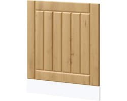 Vaatwasserpaneel - Afwasmachinefront - Keuken Integratie - Robuust Houtmateriaal - 60 x 15 x 67 cm - Eikenhout