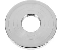 Stabilisatorbasis Blender - Keukenmachine steun - Keukenmachine stabiliseren - Universele pasvorm - 7.4 cm - Zilver