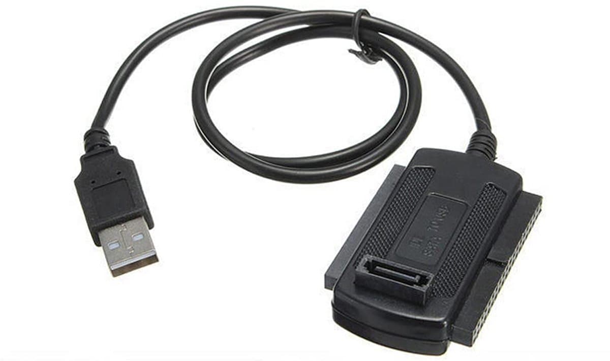 USB 2.0 Adapter naar IDE en SATA Kabel voor 2.5" en 3.5" Harde Schijven — afbeelding 1