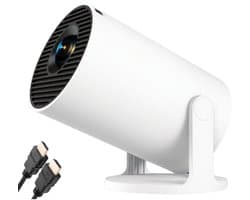 Nexvo® Draagbare beamer - Beamer - Projector - Mini Beamer - Wit -10cm x 9cm x 16cm