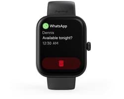 Hama Smartwatch 5000 Telefoonfunctie Slaapanalyse Waterdicht 1.65 Inch Zwart