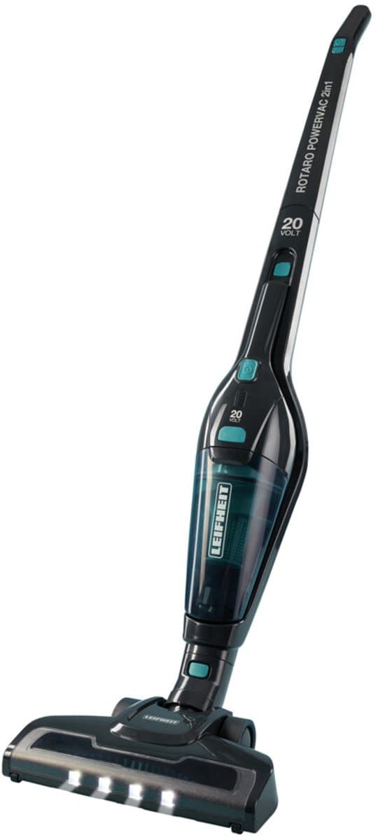 Leifheit 11928 Rotaro Powervac 2in1 steelstofzuiger, 20 volt techniek — afbeelding 1