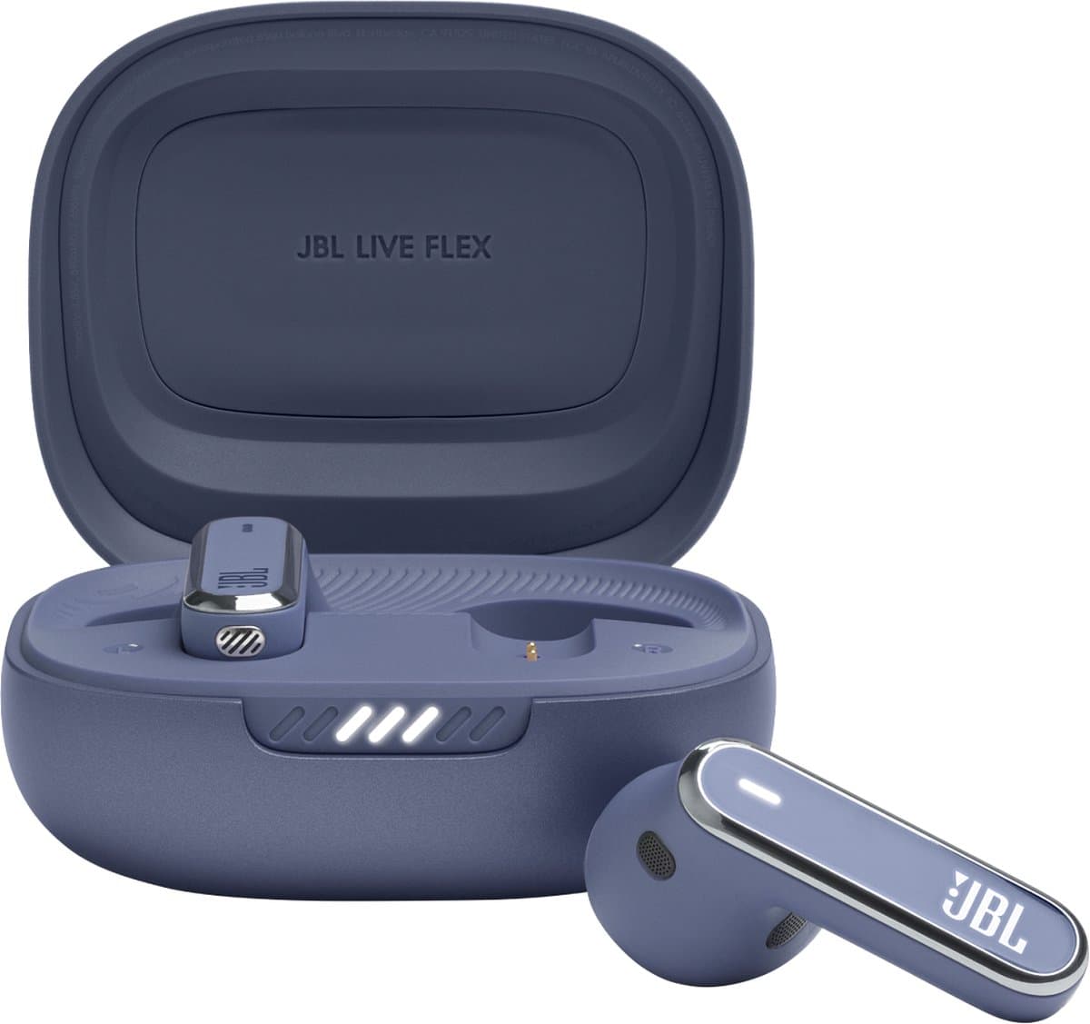 JBL JBLLIVEFLEXBLU In-ear Draadloze oordopjes Blauw — afbeelding 1