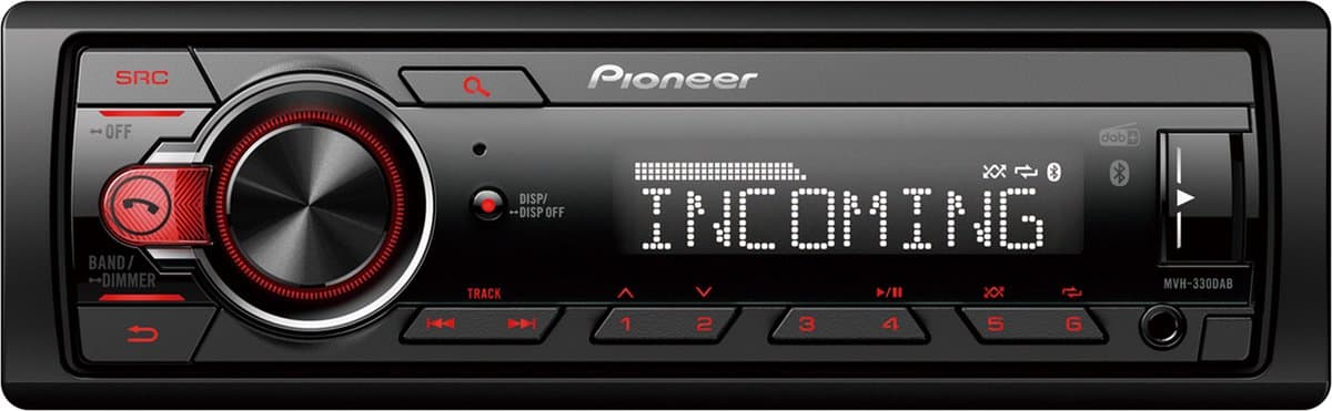 Pioneer MVH-330DAB - Inclusief antenne - Zwart — afbeelding 1