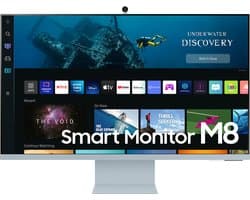 Samsung M8 LS32BM80BUU - 4K VA 60Hz Smart Monitor - 32 Inch - Blauw