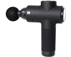 Muscle Master Midgun - Massage Gun Professioneel - Massage Apparaat - Massage Pistool - Massagegun - 12 Snelheidsstanden - Incl. 6 Opzetstukken en Koffer - Spierherstel - Draadloos - Zwart