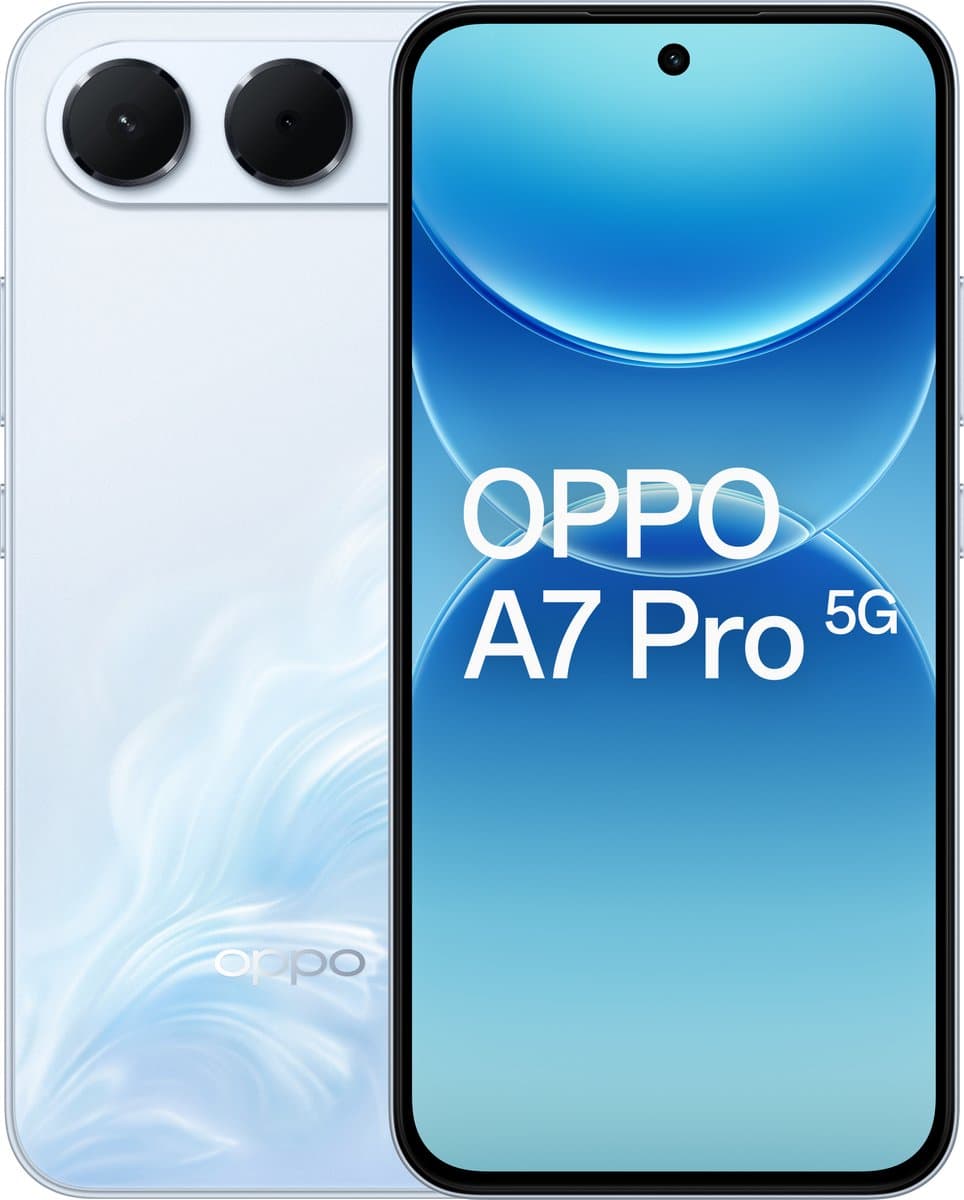 OPPO A7 Pro 5G 6 + 256GB Surfing Blue - Extra Garantie — afbeelding 1