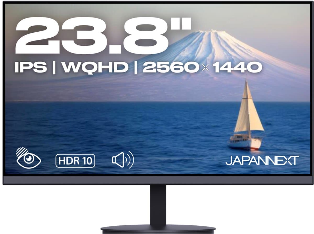 JAPANNEXT Monitor 23,8" IPS WQHD (2560x1140) - JN-IPS238Q — afbeelding 1