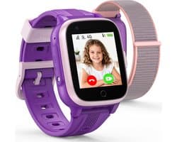 Ralio R5 GO - GPS horloge kind - 4G - Smartwatch Kinderen Met Simkaart - Video bellen& SOS-knop - GPS Tracker Kind - Schoolmodus - Waterdicht Kinderhorloge - Stappenteller, Geofencing -Cadeaus voor Jongens en Meisjes