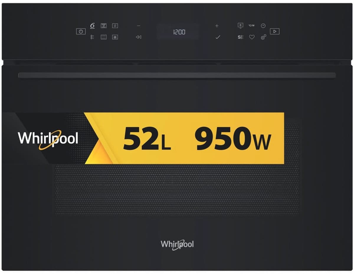 Whirlpool WCW7O7HTSB Zwart Combinatiemagnetron Ingebouwd 53 l 950 W — afbeelding 1