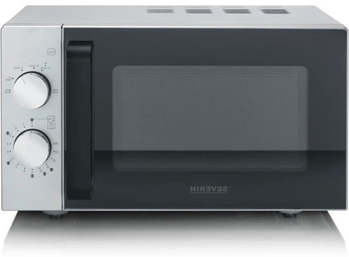 Magnetron met glazen bodem - Oven zonder draaiplateau - Maaltijden verwarmen - Gelijkmatige warmteverdeling - 20 liter inhoud — afbeelding 1