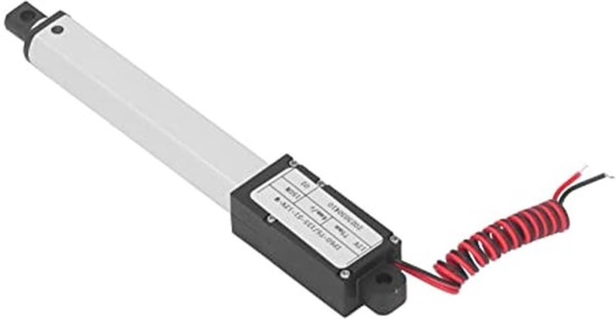 Elektrische micro-lineaire actuator, meervoudige bescherming 12V 75mm slag mini-lineaire actuator voor landbouwmachines (zonder beugel) — afbeelding 1
