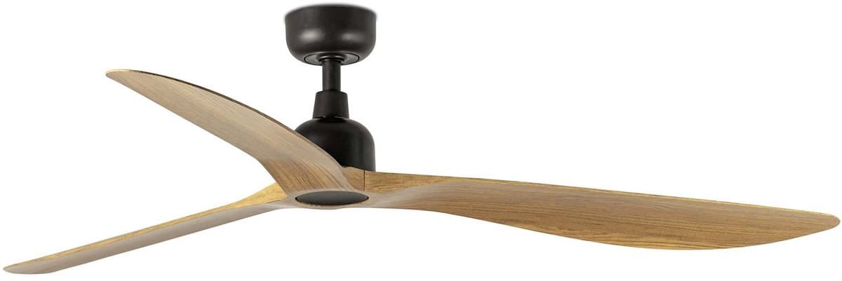 Faro Barcelona 34360 Outwood L plafondventilator bruin/eikenhout 150 cm - Afstandsbediening - Stille en zuinige DC-motor - 6 snelheden - zomer en winterstand — afbeelding 1
