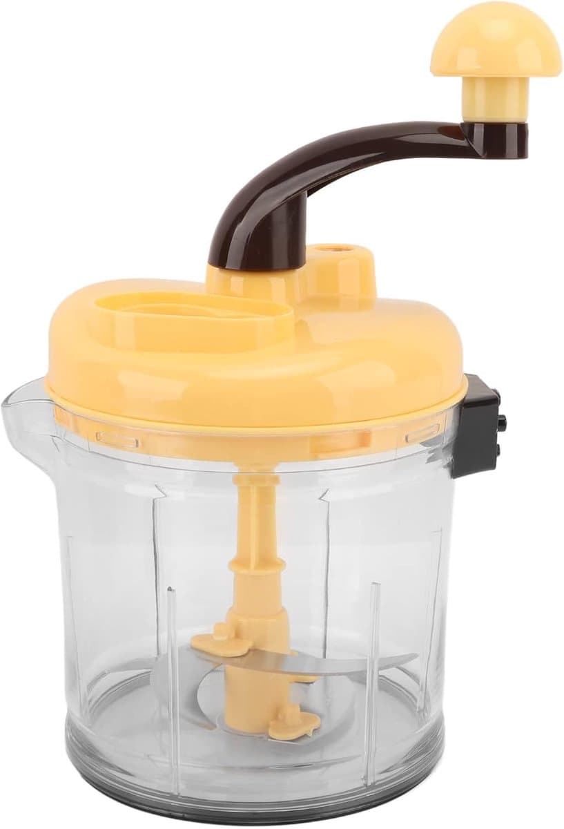 Handmatige Keukenmachine - Groente Hakker - Maaltijden Voorbereiden - 3 Snelheden - 3 Liter - Geel — afbeelding 1