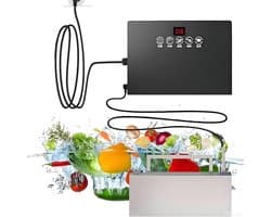 Compacte Vaatwasser - Aanrecht Vaatwasser - Vaat Snel Reinigen - Geen Installatie Nodig - 380W - Zilverwit