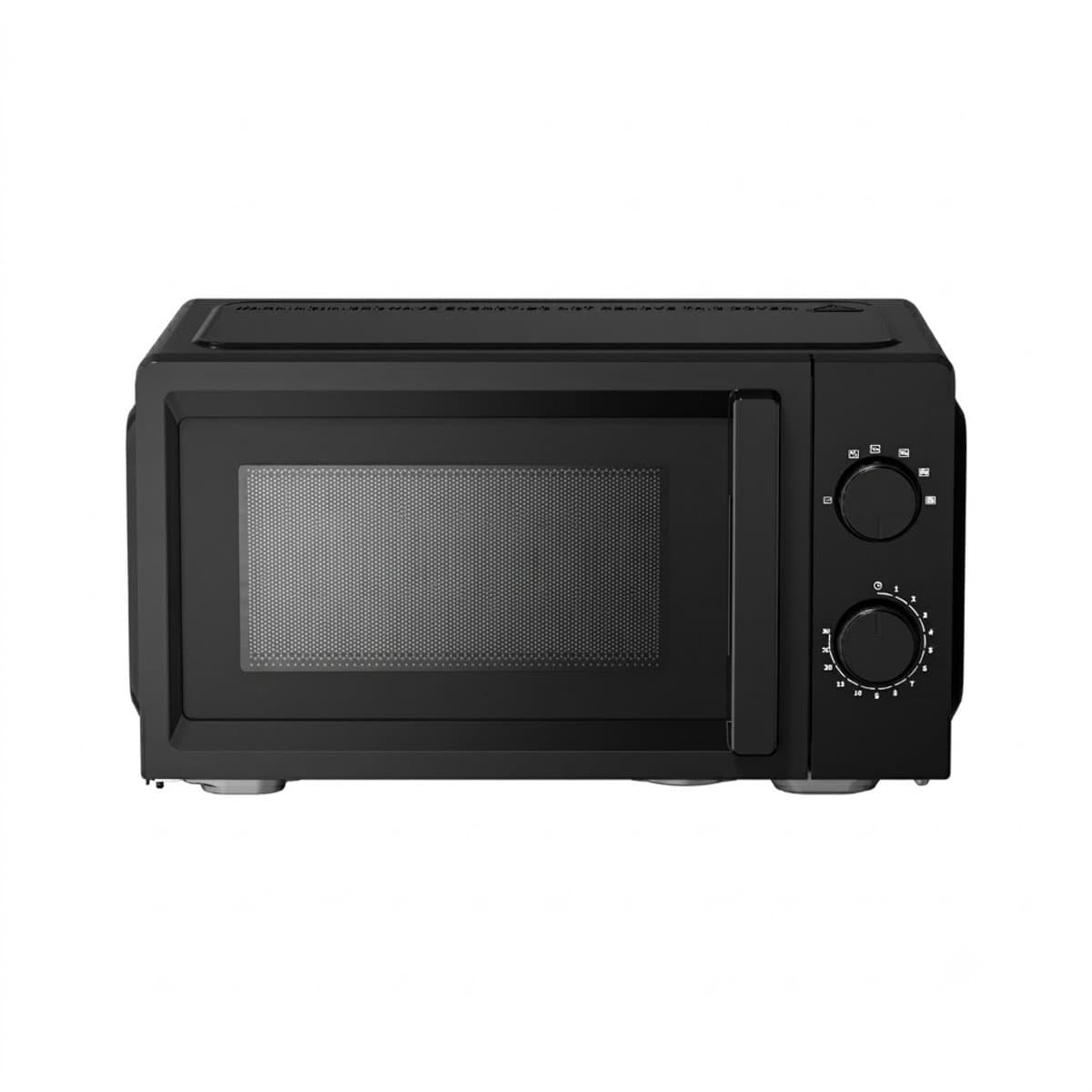 Jensaro Luxe Compacte Magnetron 20 Liter - 700W - Solo Magnetron met Draaiplateau - Mechanische Bediening & Ontdooifunctie - Zwart — afbeelding 1