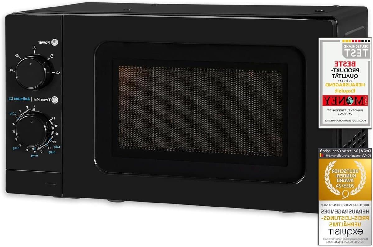 Magnetron - Oven Verwarmer - Eten Opwarmen - Compact Vrijstaand Model - 20 liter - Zwart — afbeelding 1