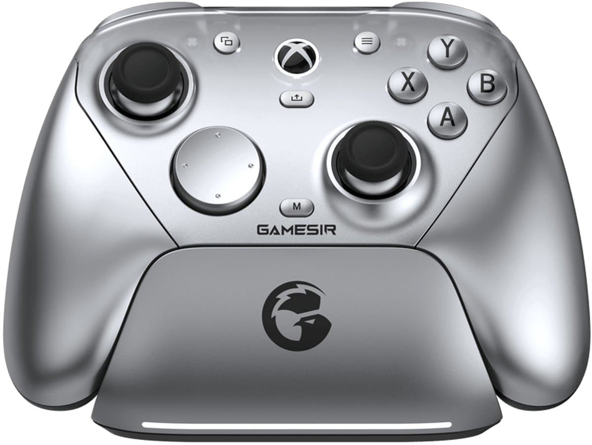 GameSir G7 PRO HE Tri-Mode Wireless Controller - Semi Silver gamepad — afbeelding 1