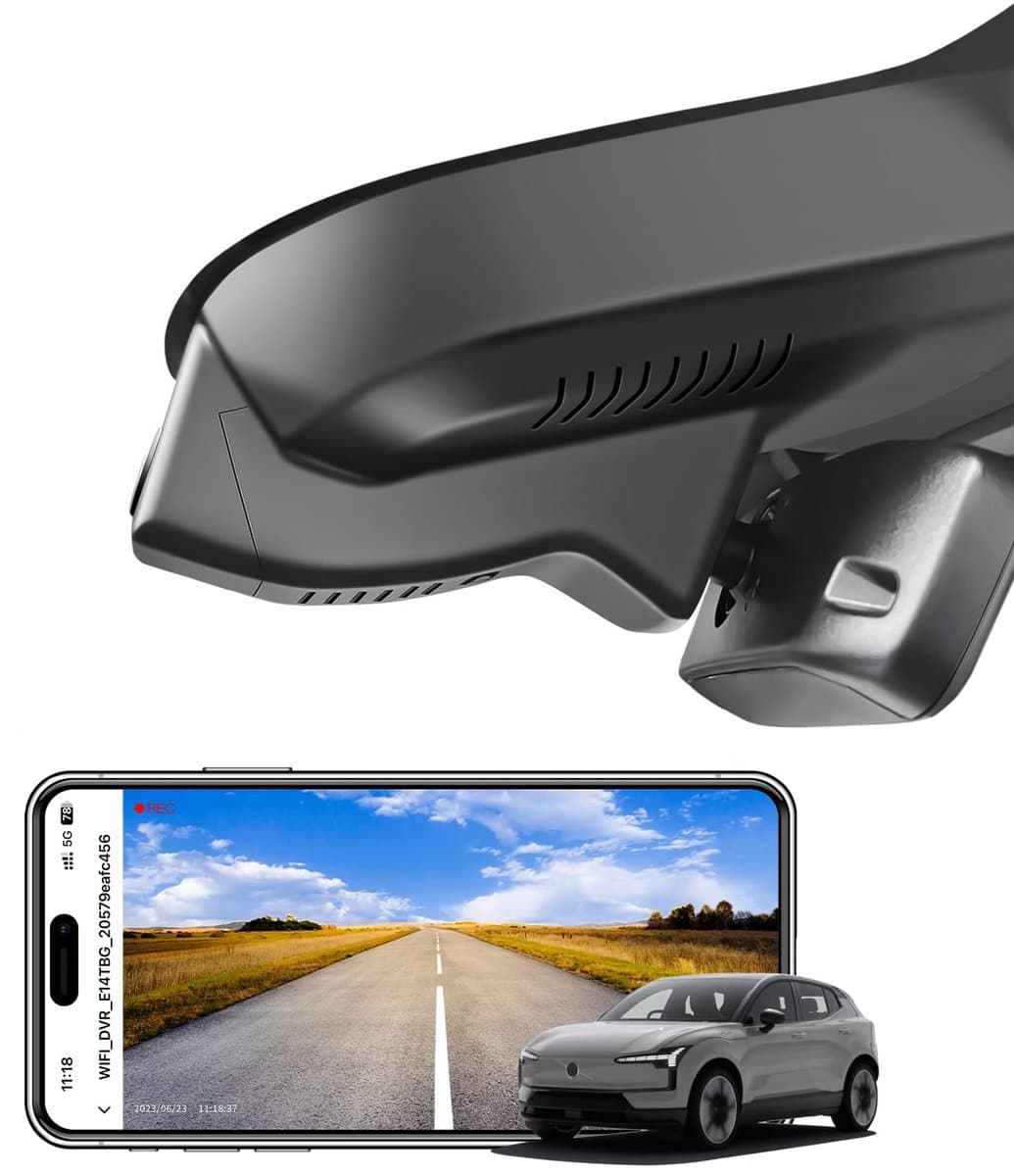 Solidchoice - 4K UHD Dashcam voor Auto, Geschikt voor Volvo EX30 2024-2026 — afbeelding 1