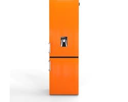 Nunki Large H2O – Koel-vriescombinatie – Waterdispenser – E-klasse – 268 liter – Bright Orange Gloss