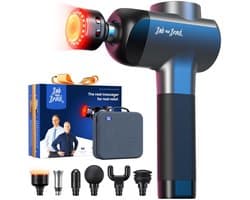 Massage Gun – Infrarood & Warmte – Deep Tissue Massage – 6 Opzetstukken – 5 Snelheden – 120W