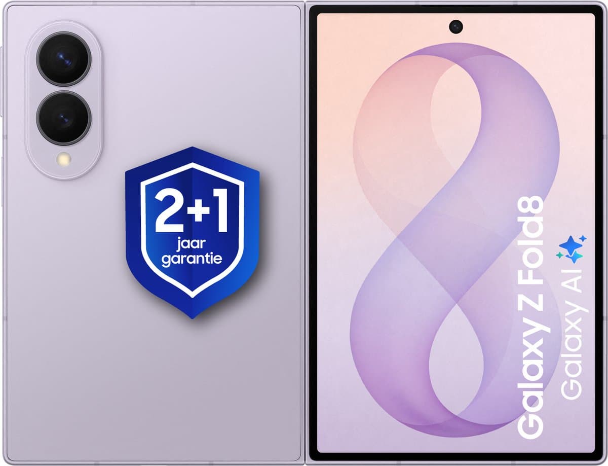 Samsung Galaxy Z Fold8 5G - Smartphone - 512GB - Lavender + 1 jaar extra garantie — afbeelding 1