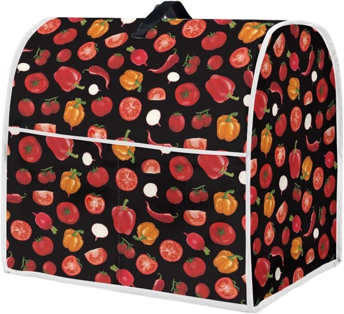 Mixerhoes - Apparaathoes Keukenmachine - Keuken Organiseren - Met Opbergvakken - Universeel - Fruitprint — afbeelding 1