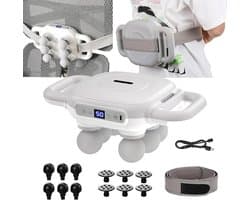 Massagepistool, 6-delige diepe weefselmassager - 1500 mAh - 18 massagekoppen - pijnverlichting voor spieren - ShopVlot