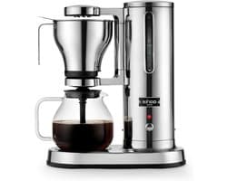 Koffiezetapparaat - Filterkoffie machine - Verse koffie zetten - Druppelvrije schenktuit - 125 Liter - Staal