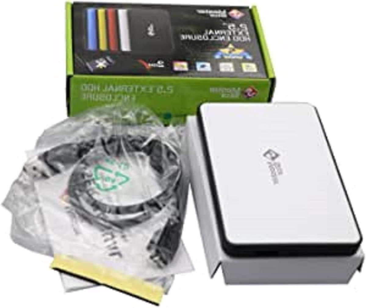 Draagbare Harde Schijf - Externe Opslag - Bestanden Opslaan - Supersnelle USB 3.0 - 80 GB - Wit — afbeelding 1
