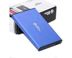 Externe Harde Schijf - Draagbare Opslag - Bestanden Opslaan - Super Speed USB 3.0 - 500GB Capaciteit - Blauw