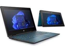 HP ProBook x360 11 G7 - Intel N6000- 8 GB - 256 GB SSD - 11.6 inch - Windows 11 - Laptop en tablet in 1 - QWERTY - Blauw