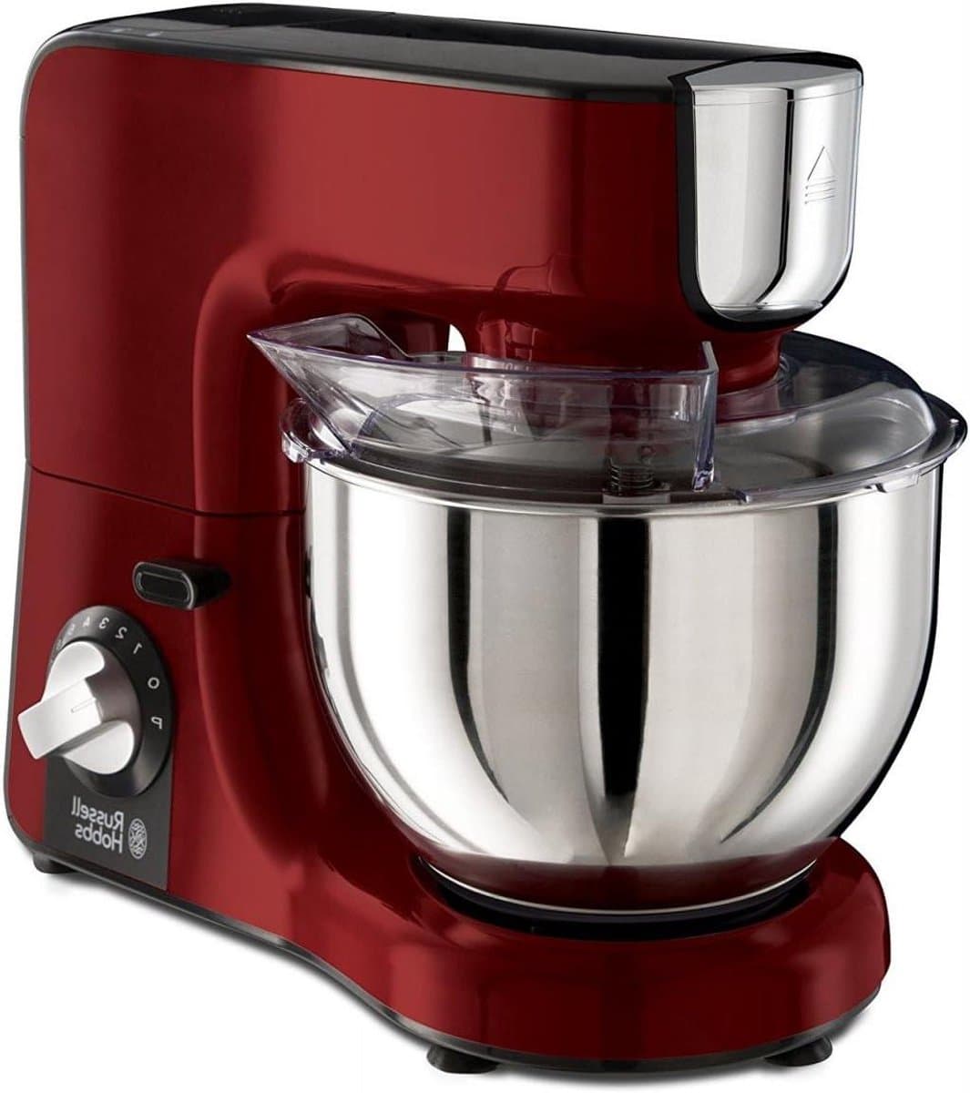 Keukenmachine - Mixer Deegmachine - Bakken en Koken - Planetair Rondsysteem - 5 Liter Kom - Rood — afbeelding 1
