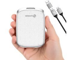 Externe SSD - Draagbare Opslag - Bestanden Overzetten - Ultrasnelle Prestaties - 128 GB - Wit