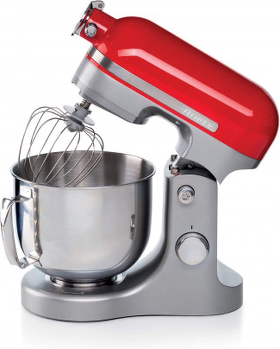Ariete 1589/00 Moderna Keukenmixer - 1600 Watt - RVS 11 snelheden - 5.5 liter - incl 3 accessoires - Rood — afbeelding 1
