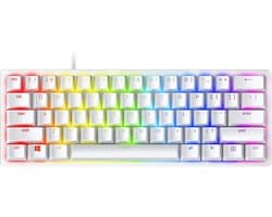 Razer Huntsman Mini - Gaming Toetsenbord - Clicky Purple Switch - RGB - 60% Layout - Qwerty - Wit