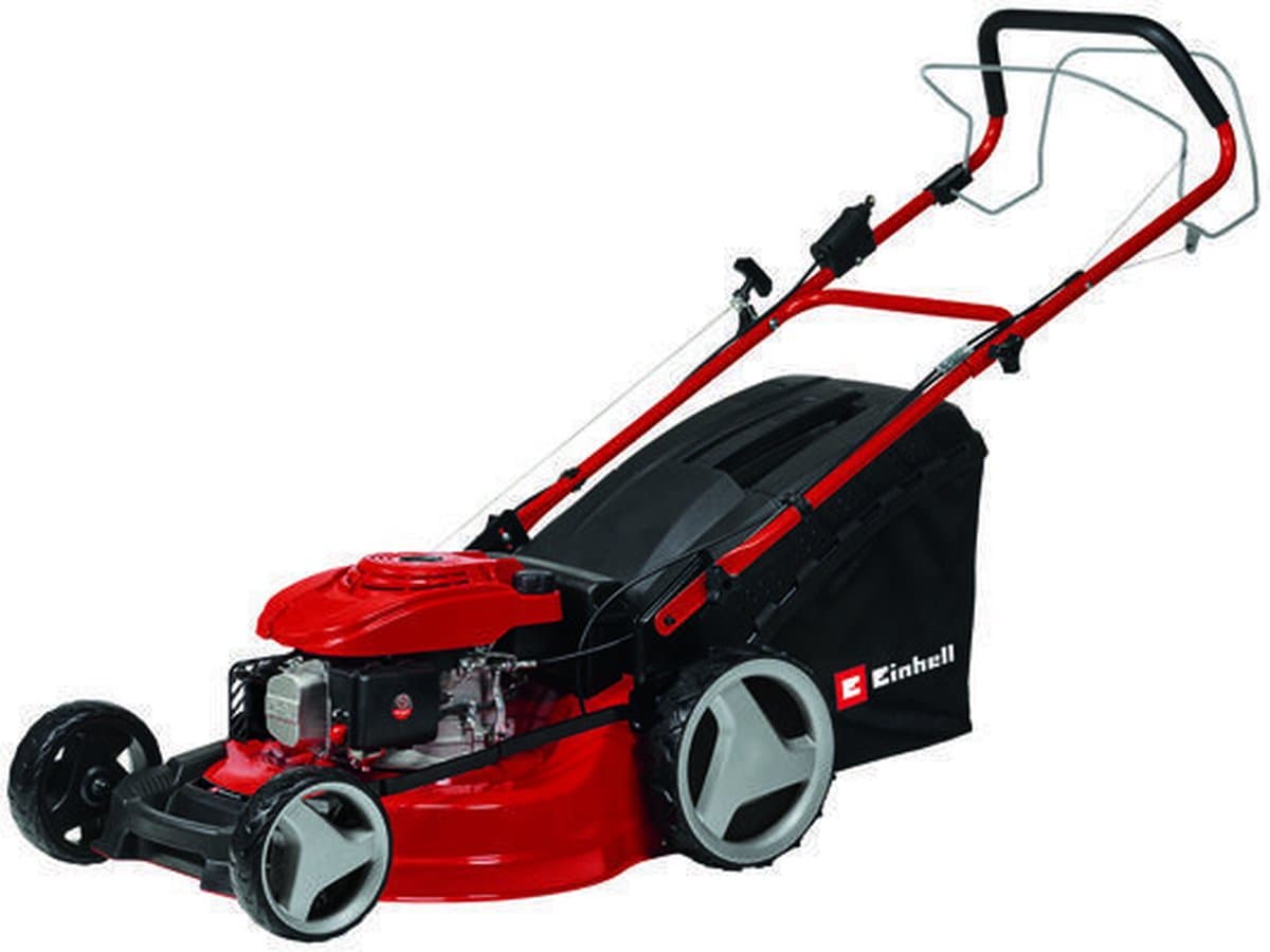 Einhell Benzine Grasmaaier GC-PM 51/3 S HW-E - 170 cm³ - 2,7 kW - 4-takt - Maaibreedte: 51 cm - Aanbevolen gazonoppervlakte: tot 1800 m² - 70 L opvangbak - Maaihoogte: 30-80 mm - Elektrische starter — afbeelding 1