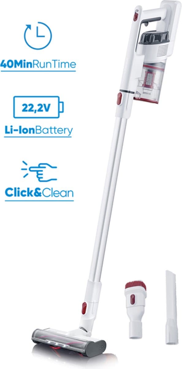 Severin HV 7152 draadloze 2-in-1 steel- en handstofzuiger — afbeelding 1
