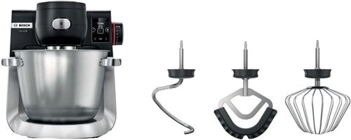 Bosch Serie 6 MUMS6ZS00 keukenmachine 1600 W 5,5 l Zwart, Roestvrijstaal Ingebouwde weegschalen — afbeelding 1
