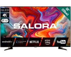 Salora 50QLEDTV - 50 Inch Smart TV - 4K TV - Smart TV - Televisie - QLED - Zwart - 2025