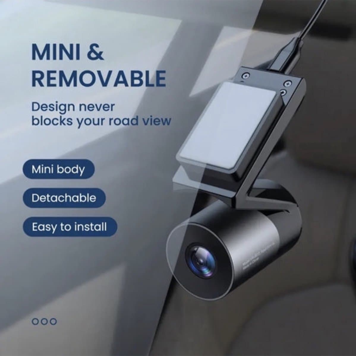 Mini HD 1080P Design App control/Wifi/G-Sensor/Loop Recording/24 Park Modus — afbeelding 1
