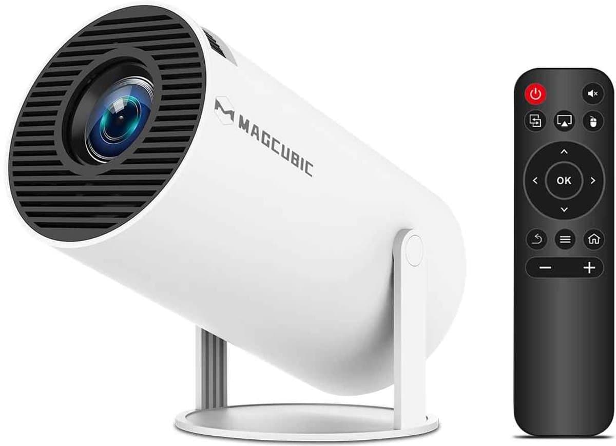 Trendique - Mini Beamer - Draagbare Projector - 4K Android 11 HY300 Pro - Outdoor Cinema - HiFi-luidspreker 720P HD ondersteund — afbeelding 1