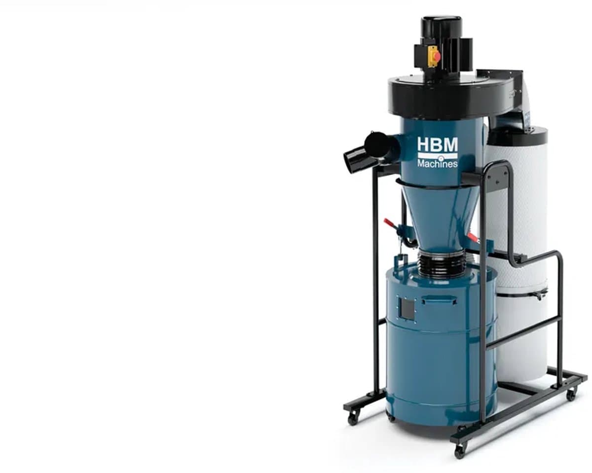 HBM Mobiele Stofafzuiginstallatie 2200 Watt (400 Volt) — afbeelding 1