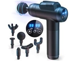 OKWISH Massageapparaten - Massage Gun - Instelbare Snelheid - Spiermassage - Massage Pistool - Zwart
