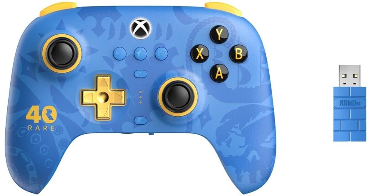 8BitDo Ultimate 3-mode Controller for Xbox - Rare 40th Anniversary Edition gamepad — afbeelding 1