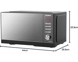 Magnetron 25L met Grill en Digitale Bediening - 900W, Automatisch Menu