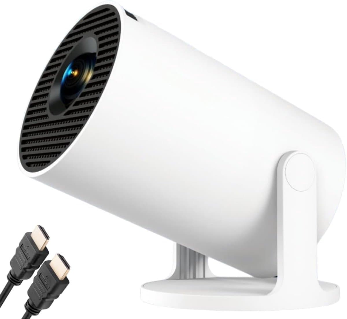Quvo® Draagbare beamer - Beamer - Projector - Mini Beamer - Wit -10cm x 9cm x 16cm — afbeelding 1