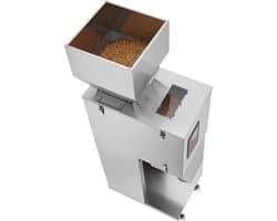 Automatische vulmachine 20-5000g met voetpedaal Roestvrijstalen weegvuller voor bonen, zaden, granen, thee en korrelverpakking